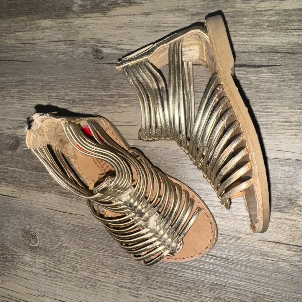 Seychelles Kids Gold Gladiator Sandals